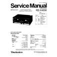 TECHNICS RS-X40W Service Manual cover photo