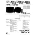 SONY KVE3431A Service Manual cover photo