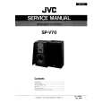 JVC SPV70 Service Manual cover photo