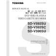 TOSHIBA SDV592SC Service Manual cover photo