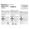PIONEER DVR-107D/KB Owner's Manual cover photo