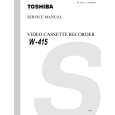 TOSHIBA W415 Service Manual cover photo