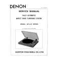 DENON DP-21F Service Manual cover photo