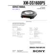 SONY XM-DS1600P5 Service Manual cover photo