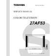 TOSHIBA 27AF53 Service Manual cover photo