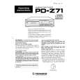 PIONEER PDZ71 Owner's Manual cover photo