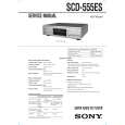 SONY SCD555ES Service Manual cover photo