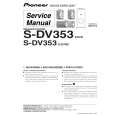 PIONEER S-DV353/XJC/E Service Manual cover photo