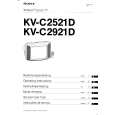 SONY KVC2921D Owner's Manual cover photo