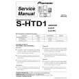 PIONEER S-HTD1/XMD/EW Service Manual cover photo