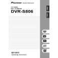 PIONEER DVR-S806/BXV/CN Owner's Manual cover photo