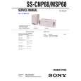 SONY SSMSP68 Service Manual cover photo