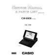 CASIO CW8800 Service Manual cover photo