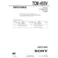 SONY TCM455V Service Manual cover photo