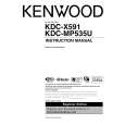 KENWOOD KDC-MP535U Owner's Manual cover photo