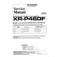 PIONEER XRP460F Service Manual cover photo