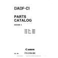 CANON DADF-C1 Parts Catalog cover photo