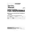 PIONEER VSX405RDSMKII Service Manual cover photo