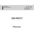 PIONEER CDX-FM1277/XN/ES Owner's Manual cover photo