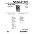 SONY WMEX670 Service Manual cover photo