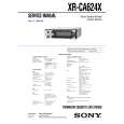 SONY XR-CA624X Service Manual cover photo