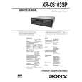 SONY XRC6103SP Service Manual cover photo