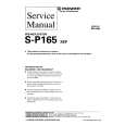 PIONEER SP165 XEP Service Manual cover photo