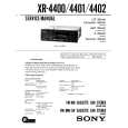 SONY XR4400 Service Manual cover photo