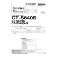 PIONEER CT-S540 Service Manual cover photo