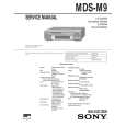 SONY MDS-M9 Service Manual cover photo