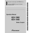 PIONEER KEH-1940/XIN/EW Owner's Manual cover photo