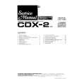 PIONEER CDX-2 Service Manual cover photo