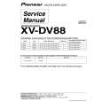 PIONEER XVDV88 Service Manual cover photo