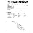 TELEFUNKEN RP500 Service Manual cover photo