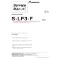 PIONEER S-LF3-F/SXTW/EW5 Service Manual cover photo