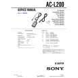 SONY ACL200 Service Manual cover photo