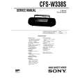 SONY CFSW338S Service Manual cover photo