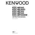 KENWOOD KDC-MP443 Owner's Manual cover photo