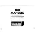 AKAI AA-920 Owner's Manual cover photo