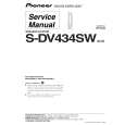 PIONEER S-DV434SW/XCN Service Manual cover photo