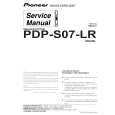 PIONEER PDP-S07-LR/XIN/WL Service Manual cover photo