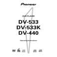PIONEER DV-533K/LBXJ Owner's Manual cover photo
