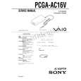 SONY PCGAAC16V Service Manual cover photo