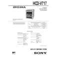 SONY HCDV717 Service Manual cover photo