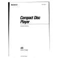 SONY CDP-X779ES Owner's Manual cover photo