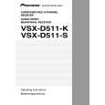 PIONEER VSX-D511-S Owner's Manual cover photo