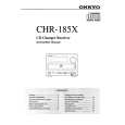 ONKYO CHR185X Owner's Manual cover photo