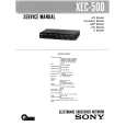 SONY XEC500 Service Manual cover photo