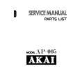 AKAI AP-005 Service Manual cover photo