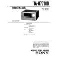 SONY TA-H7710D Service Manual cover photo